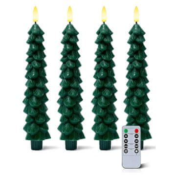 HOME & MARKER® Utripajoča brezplamenska božična sveča | CANDLETREE