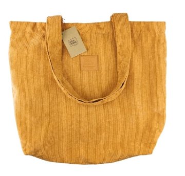 PIGO Vrečka corduroy z ročajem - amber