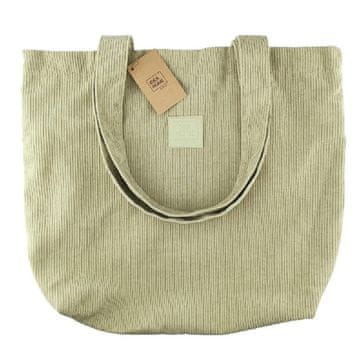 PIGO Vrečka corduroy z ročajem - siva