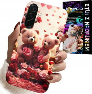 shumee OVITEK ZA SAMSUNG GALAXY A26 5G - OVITEK Z MEDVEDKI, LJUBIM TE, SRČKI IN ŠTEVILNIMI VZORCI