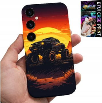 shumee OVITEK ZA SAMSUNG GALAXY A54 5G - MONSTERTRUCK, TOVORNJAK, VZORCI + STEKLO