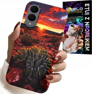 shumee OVITEK ZA SAMSUNG GALAXY S25 EDGE - OVITEK Z POGLEDOM NA MEHIŠKO PUŠČAVO + STEKLO