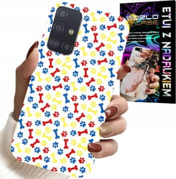 shumee OVITEK ZA SAMSUNG GALAXY M31S - RISANKE PAWS BONES + STEKLO