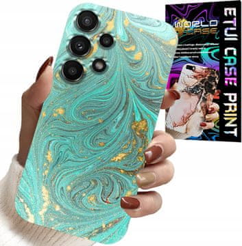 shumee OVITEK ZA SAMSUNG GALAXY A13 4G - MARMORNJI VZORCI + KALJENO STEKLO