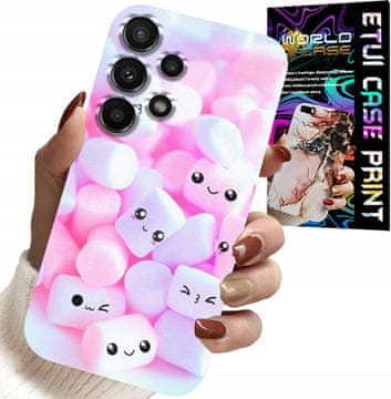 shumee OVITEK ZA SAMSUNG GALAXY A32 4G - SLADKI VZOREC MARSHMALLOW, POKROV, HRBTNA STRAN