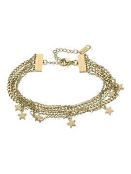 Marc Malone Večplastna pozlačena zapestnica Keira MCB24034G