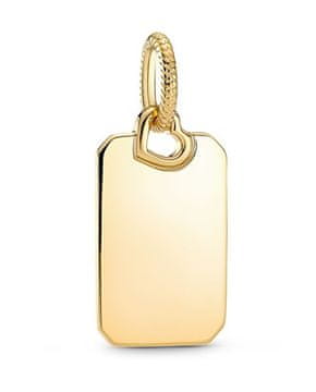 Pandora Pozlačen obesek Shine 368611C00