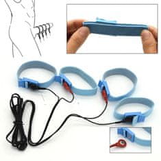 KJB Elektrosex E-stim BDSM igrača | Penisni obroč in analni čep za elektrostimulacijo