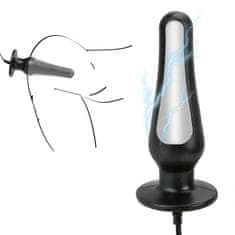 KJB Elektrosex E-stim BDSM igrača | Penisni obroč in analni čep za elektrostimulacijo