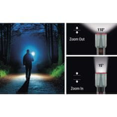 Emos LED polnilna svetilka, kovinska, 300 lm, 700 mAh