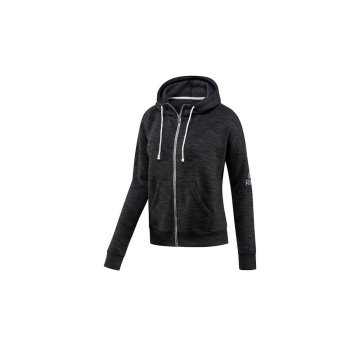 Reebok Športni puloverji črna 158 - 163 cm/XS EL Marble BB FZ