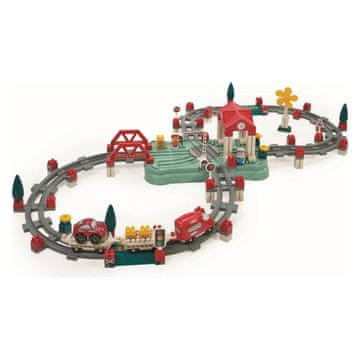 Ecoiffier Podeželjski vlak v zaboju, 140 kosov (1348)