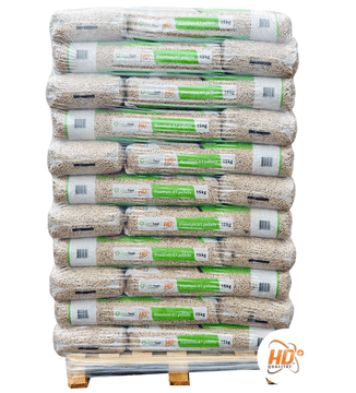 GREENHEAT PALETA 72 KOM smrekovih peletov A1 GREENHEAT HD+