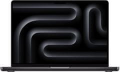 Apple Macbook Pro 14 prenosnik, M5-10C, 10C GPU, 24GB, SSD1TB, Space Black (mde34cr/a)