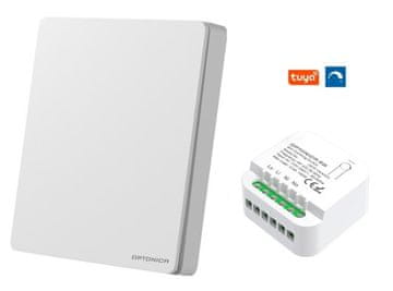 Optonica Daljinski brezžični upravljalnik 1xstikalo+1xsprejemnik IP44 WiFi+zatemnitev, bela barva