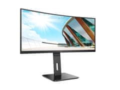 AOC CU34P2A 34" VA WQHD 100Hz ukrivljen ergonomski poslovni monitor