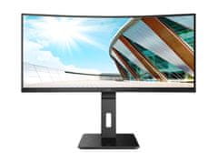 AOC CU34P2A 34" VA WQHD 100Hz ukrivljen ergonomski poslovni monitor