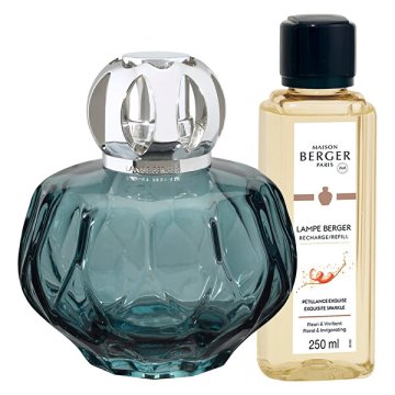 Maison Berger Paris Darilni set katalitične svetilke Rosalie modra + polnilo Intenzivne bleščice 250 ml