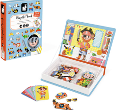 Janod Magnetibook Obleka - dečki