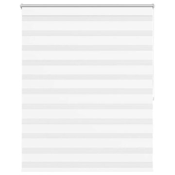 Vidaxl Črtasti Zebra Rolo / Senčilo velikost 140 x 175 cm Bela barva