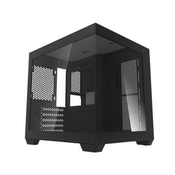 darkFlash Računalniško ohišje Darkflash C275P brez ventilatorjev (črno)