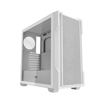 darkFlash  DS900 Mesh računalniško ohišje brez ventilatorjev (belo)