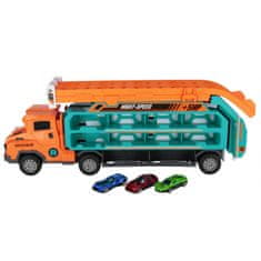 Mega Creative Tovornjak z zložljivo raketno stezo + AVTOMOBILI, igrača AVTOVLEKA 3+ MEGA CREATIVE