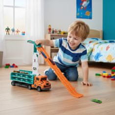 Mega Creative Tovornjak z zložljivo raketno stezo + AVTOMOBILI, igrača AVTOVLEKA 3+ MEGA CREATIVE