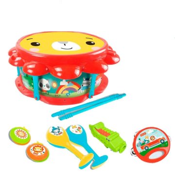 Fisher-Price Glasbeni set Fisher-Price Plastika Živali