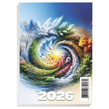 Vložek za koledar plexi knjiga 8cm 2026