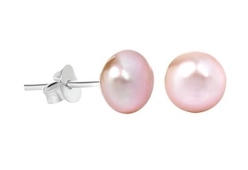 JwL Luxury Pearls Uhani iz pravega roza bisera JL0289
