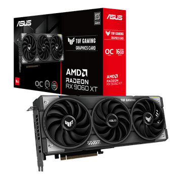 ASUS TUF Gaming Radeon grafična kartica, RX 9060 XT, 16GB, GDGR6, OC Edition (90YV0LF0-M0NA00)