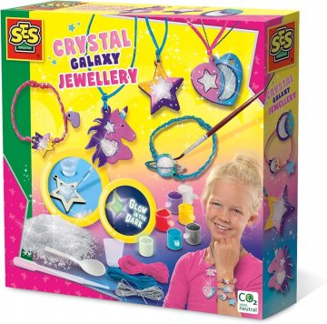 SES Kreativni komplet za izdelavo nakita Kristalna galaksija