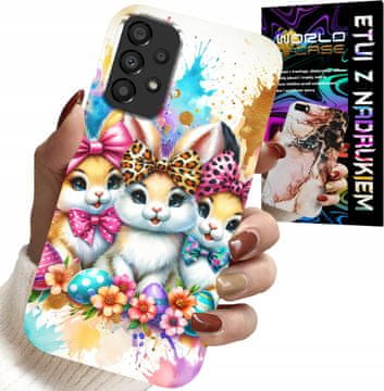 shumee OVITEK ZA SAMSUNG GALAXY A23 5G - ZAJČKI, BOŽIČ, ZAJČEK, VELIKA NOČ