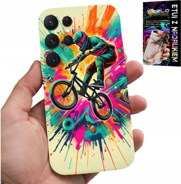 shumee OVITEK ZA SAMSUNG GALAXY S25 ULTRA - BMX KOLESA TRIKOVI PROMOCIJSKI ŠPORT + STEKLO