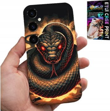 shumee OVITEK ZA SAMSUNG GALAXY A04S - OVITEK S KAČO, KOBRO IN KLOPOTAČO + FOLIJ