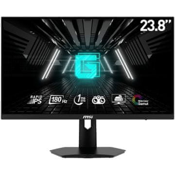 MSI Monitor 60,5 cm (23,8) G244F E2 1920x1080 Gaming 180Hz Rapid-IPS 1ms 2xHDMI DisplayPort DCI-P3-88% AdaptiveSync G2