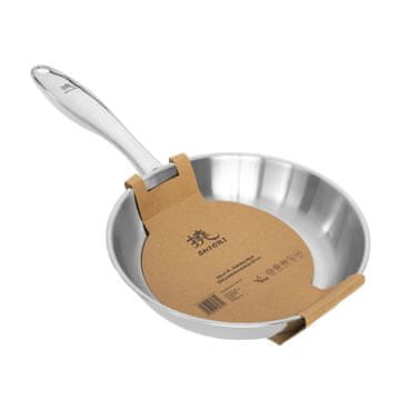 shumee Ponev Shiori 撓 iz nerjavečega jekla 304, indukcijska brez premaza, 20 cm