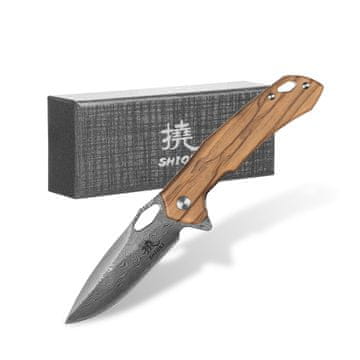 shumee Shiori 撓 Orību No-Shi - lovski nož iz damaščanskega jekla