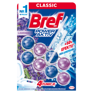 shumee Bref Power Aktiv Lavender WC suspenzija - 4 funkcije, +50 % zaščita pred vodnim kamnom