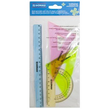 shumee DONAU Geometrijski komplet za učence - mešanica barv