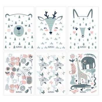 shumee Zvezek Herlitz A5, 16 listov - dvovrstni, Scandy