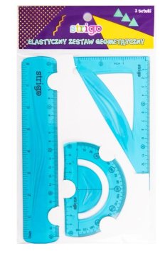 shumee Modri geometrijski fleksibilni komplet STRIGO