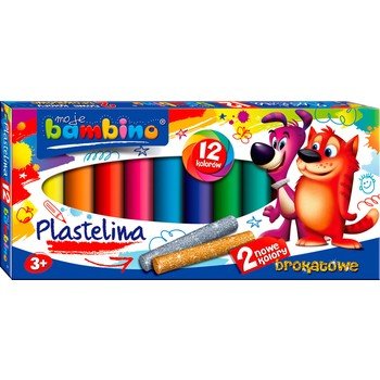 shumee Bambino plastelin 12 barv - Plastelin za otroke, ustvarjalna zabava