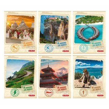 shumee Zvezek Herlitz A5 80 Mreža Po vsem svetu