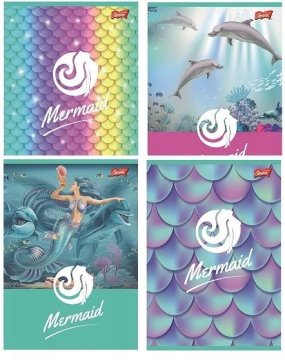 shumee Zvezki UNIPAP A5 16K - dvojni črtni, mešanica vzorcev (15 kosov)