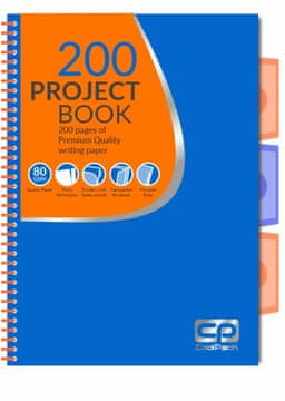 shumee Zvezek Coolpack A5 100 listov neonsko moder, nov