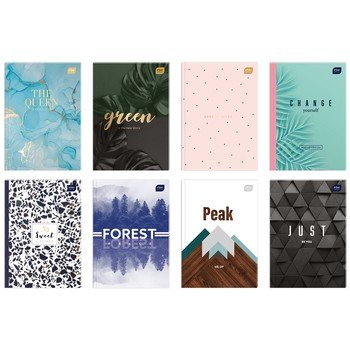 shumee Zvezek s poltrdimi platnicami A5, 96 listov, hibridni, mreža, Interdruk