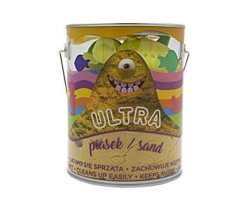 shumee Ultra pesek 900 g rumen + 4 modelčki Sea Life