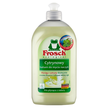 shumee Frosch ekološki balzam za pomivanje posode z okusom limone 500 ml